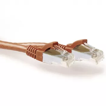 ACT Brown 25.00 m SFTP CAT6A pataisos laidas su apsauginiais RJ45 jungtimis