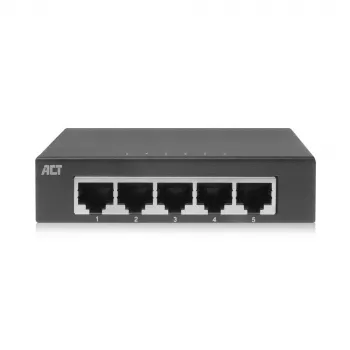 Nevaldomas jungiklis ACT AC4415 Gigabit Ethernet 5 prievadai 10 Gbit/s