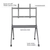 ACT Mobilus televizoriaus / monitoriaus grindinis stovas, 50–86 colių, VESA, 127 cm (50 col.), 2,18 m (86 col.), 200 x 200 mm – 800 x 600 mm, aliuminis, plastikas, plienas, pilka
