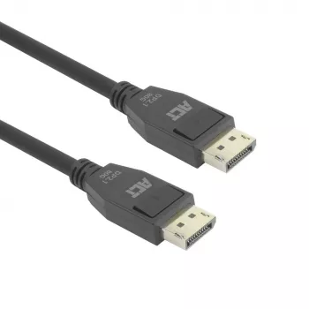 ACT AK4081 DisplayPort 2.1 laidas 1 m, juodas