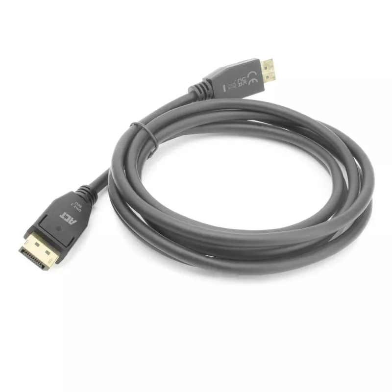 ACT AK4081 DisplayPort 2.1 laidas 1 m, juodas