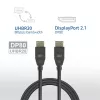 ACT AK4081 DisplayPort 2.1 laidas 1 m, juodas