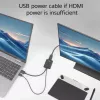 ACT AC7536 vaizdo kabelio adapteris 0,24 m HDMI + USB DisplayPort juodas