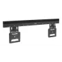 ACT fiksuotas TV laikiklis prie sienos AC8356, 37–80 colių, itin plonas, VESA 200×200–600×400, 75 kg talpa, 9,5 mm tarpas, juodas