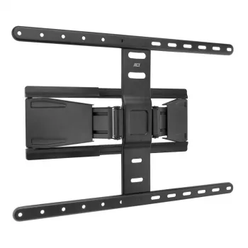 Pilno judesio TV sieninis laikiklis ACT AC8357 43–90 colių ekranams, VESA 100x200–600x400, pakreipimas -15°–3°, pasukimas ±30°, maks. apkrova 50 kg, itin plonas
