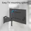 Pilno judesio TV sieninis laikiklis ACT AC8357 43–90 colių ekranams, VESA 100x200–600x400, pakreipimas -15°–3°, pasukimas ±30°, maks. apkrova 50 kg, itin plonas
