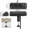 ACT AC2480 stalinis rozetinis blokas su 3 F tipo lizdais, 30W Power Delivery, USB Type-C/A prievadais, 1.5 m kabeliu