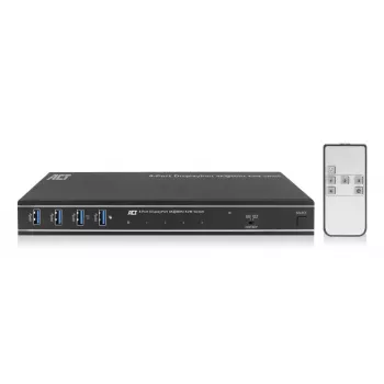 ACT 4 prievadų DisplayPort KVM jungiklis 4K@60Hz