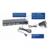 ACT 4 prievadų DisplayPort KVM jungiklis 4K@60Hz