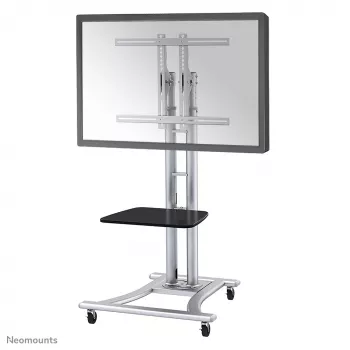 Neomounts PLASMA-M1800E mobilus grindinis stovas televizoriui 27-70 colių, sidabrinis