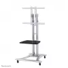Neomounts PLASMA-M1800E mobilus grindinis stovas televizoriui 27-70 colių, sidabrinis