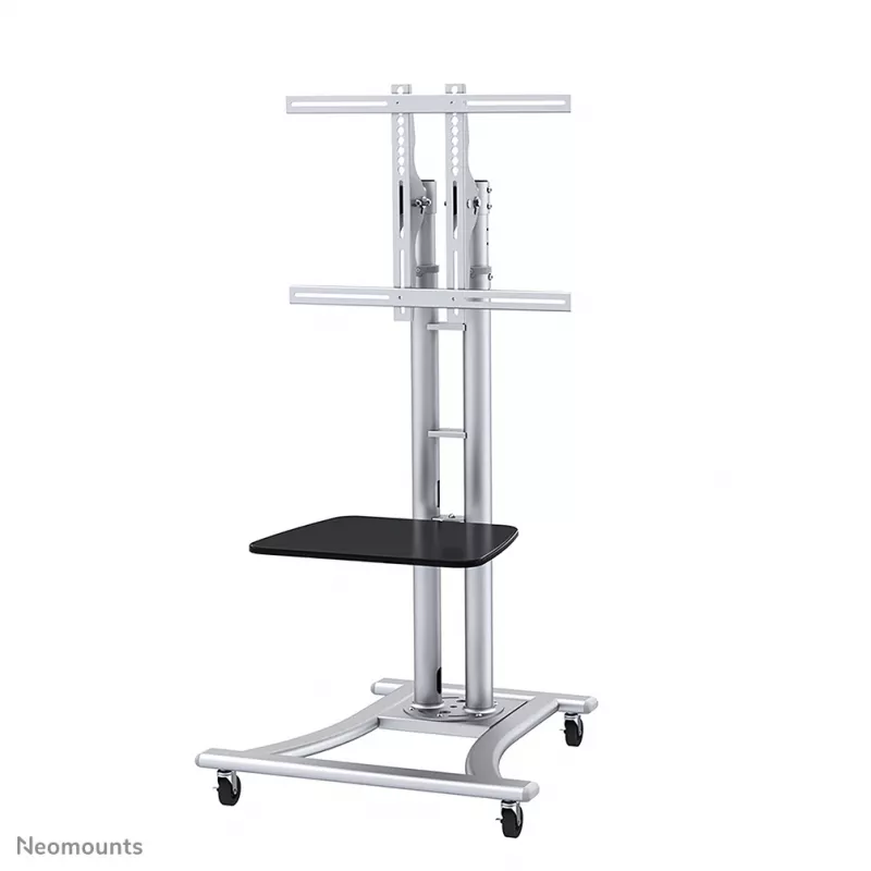 Neomounts PLASMA-M1800E mobilus grindinis stovas televizoriui 27-70 colių, sidabrinis