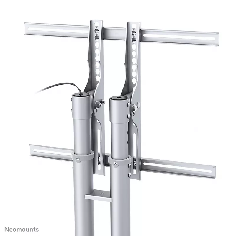 Neomounts PLASMA-M1800E mobilus grindinis stovas televizoriui 27-70 colių, sidabrinis
