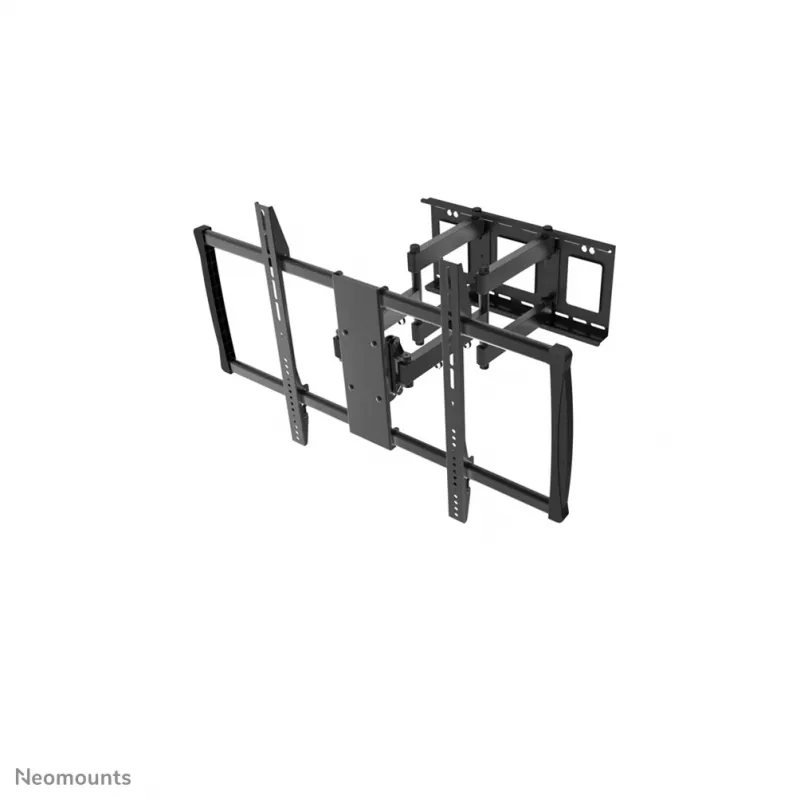 TV laikiklis prie sienos Neomounts LFD-W8000 — vieno ekrano, 60–100 col. (152,4–254 cm), 80 kg, VESA 200x200–900x600, pakreipimas 0–20°, 7–62,5 cm, juodas