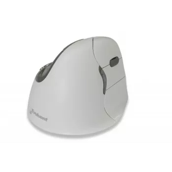BakkerElkhuizen Evoluent 4 Bluetooth White, dešinei rankai, vertikalus dizainas, lazerinis, Bluetooth, 2600 DPI, baltas