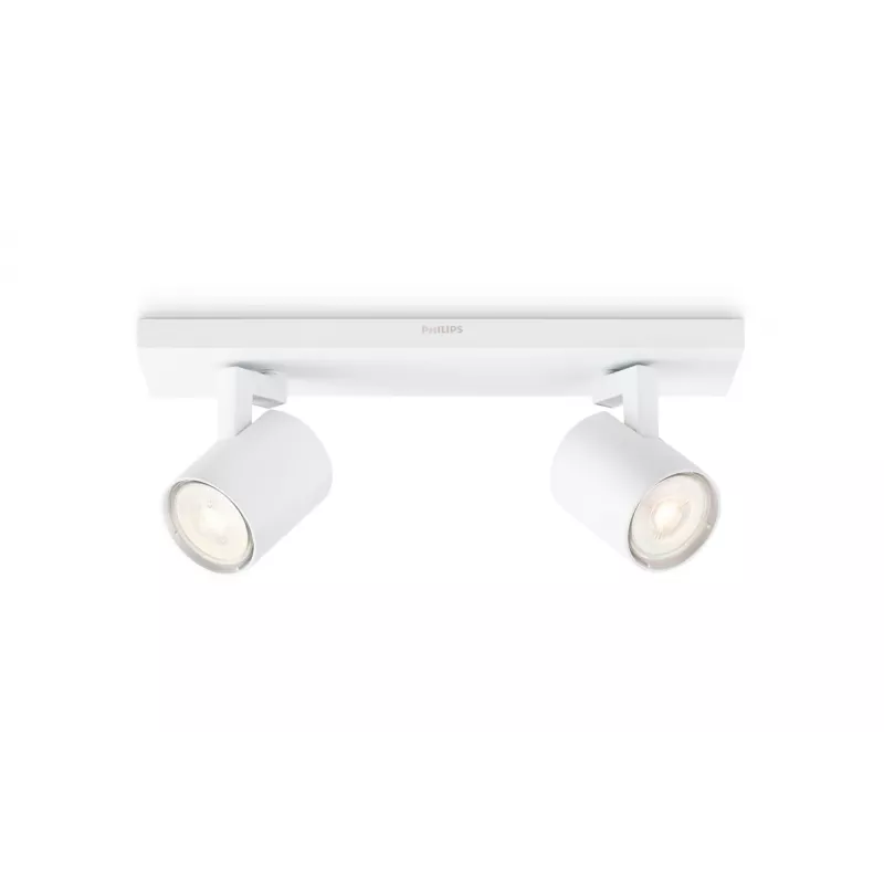 Philips myLiving Runner LED šviestuvas, dvi lempos, 460 lm, baltas