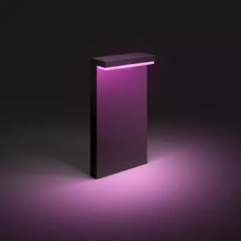 Philips Hue White and colour ambience Nyro Outdoor pedestal LED juodas