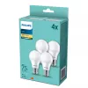 Philips LED lempa E27, 4 vnt. rinkinys, 10 W (atitinka 75 W), 2700 K