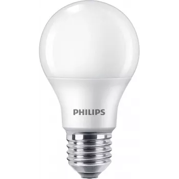 LED lempa Philips E27 60W 4000K, 4 vnt. pakuotė