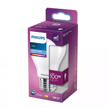 Philips LED lemputė Šalta dienos šviesa 6500 K 10.5 W E27 D