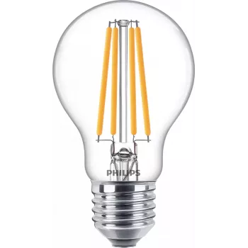 Philips Filament Lemputė Skaidri 100W A60 E27 10.5W Šilta Balta 1521lm