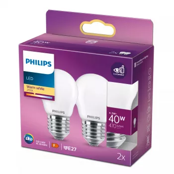 Philips LED lemputė Šilta balta 2700 K 4.3 W E27