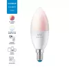 WiZ C37 E14 LED protinga lemputė 4.9 W 470 lm spalvota ir balta šviesa Wi-Fi