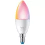 WiZ C37 E14 LED protinga lemputė 4.9 W 470 lm spalvota ir balta šviesa Wi-Fi