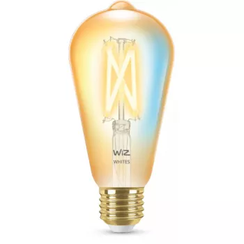 WiZ Filament Bulb gintarinė 6,7 W ST64 E27 Wi-Fi Auksinė