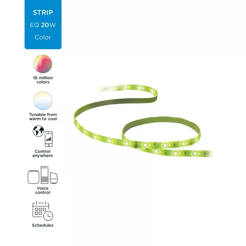 LED juostinis šviestuvas WiZ 929002524801 2 m Wi-Fi/Bluetooth 20 W