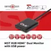 CLUB3D Multi Stream Transport Hub DisplayPort 1.2 į HDMI dviejų monitorių