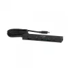 USB-C į HDMI šakotuvas CLUB3D 7-1 — laidinis, Gigabit Ethernet, juodas, 136×34×94,5 mm