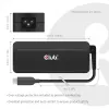 CLUB 3D USB-C įkroviklis nešiojamam kompiuteriui 140 W, kintamosios srovės maitinimas, universali suderinamumas, 1 m kabelis, juodas
