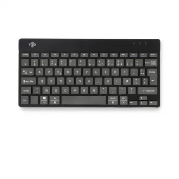 R-Go Tools ergonominė klaviatūra R-Go Compact Break, kompaktiška klaviatūra su pertraukų programine įranga, AZERTY (FR), Bluetooth, juoda