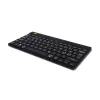 R-Go Tools ergonominė klaviatūra R-Go Compact Break, kompaktiška klaviatūra su pertraukų programine įranga, QWERTY (NORDIC), Bluetooth, juoda