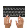 R-Go Tools ergonominė klaviatūra R-Go Compact Break, kompaktiška klaviatūra su pertraukų programine įranga, QWERTY (NORDIC), Bluetooth, juoda
