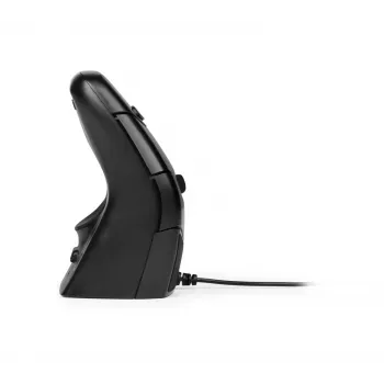 BakkerElkhuizen DXT 3 pelė, ambidekstrinė, optinė, USB Type-C, 2400 DPI, juoda