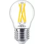 LED kaitrinė žvakė Philips Filament Candle Clear 3.4W (470 lm) P45 E27, šilta šviesa, CRI 90