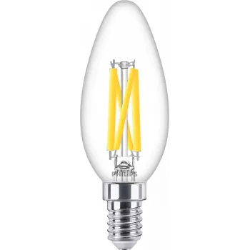Philips Filament Candle Clear 60W B35 E14, 5.9 W, 60 W, E14, 806 lm, 15000 h, Šiltas švytėjimas