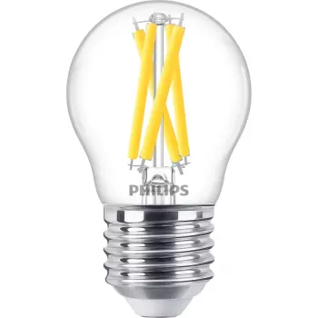 Philips Filament Candle Clear 60W P45 E27, 5.9 W, 60 W, E27, 806 lm, 15000 h, Šilta šviesa