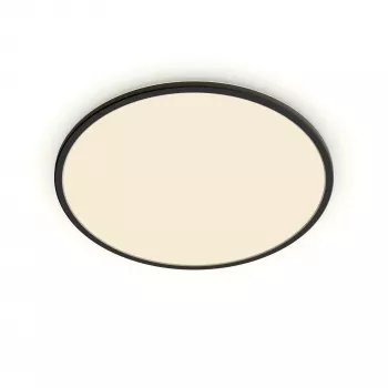 Philips Functional Super Slim 22 W LED lubinis šviestuvas juodas apvalus