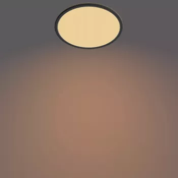 Philips funkcinis lubinis šviestuvas 18W 2700K 1500 lm reguliuojamas paviršinis LED juodas