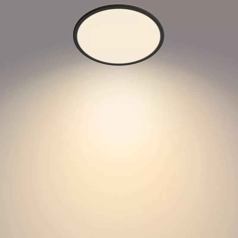 Philips funkcinis lubinis šviestuvas 18W 2700K 1500 lm reguliuojamas paviršinis LED juodas