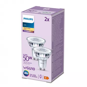 Philips LED prožektorius 4.6W GU10, 355 lm, 2700 K, 36°