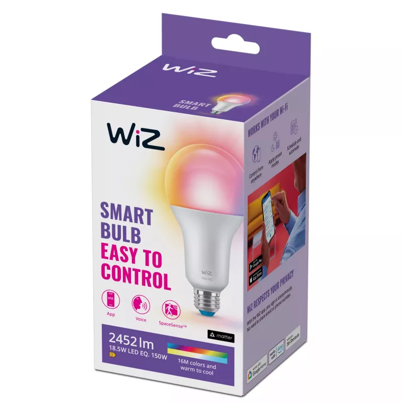 WiZ išmanioji lemputė 150W A80 E27 integruotas LED Baltas