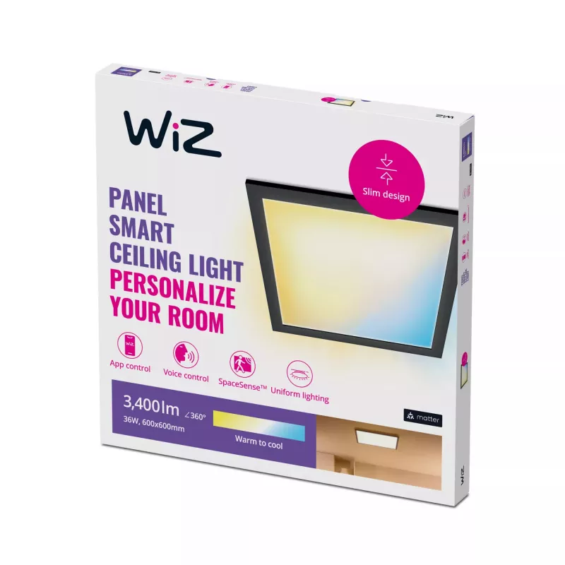 WiZ A protingas šviestuvas Wi-Fi/Bluetooth 36 W