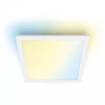 Signify WiZ Panel Ceiling 12 W Square protingas lubinis LED šviestuvas, 12W, Wi-Fi, 300×300×42 mm, baltas