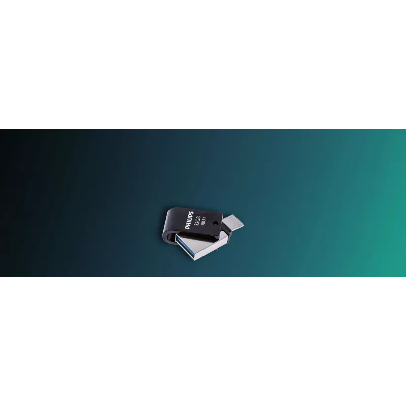 Philips FM32DC152B/00 32 GB USB Type-C 3.2 Gen 1 atmintukas juodas