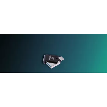 Philips FM64DC152B/00 USB atmintukas 64 GB USB Type-C 3.2 Gen 1 (3.1 Gen 1) Juoda