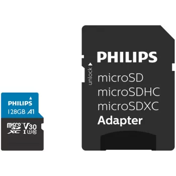 Philips FM12MP65B 128 GB MicroSDXC UHS-I Class 10 atminties kortelė